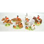 Six boxed Beswick Norman Thelwell figures including limited edition 'The Champions' and five