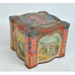 A Keen's Mustard tin with Field Marshall Lord Roberts to lid and Boer War scenes to sides, 14.