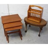 A retro nest of three tables,