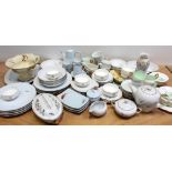 A Noritake coffee service, a Kutani part dinner service,