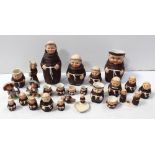 A large collection of Goebbel Hummel friars, to include mugs, jars,