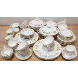 A quantity of Wedgwood 'Floral Sprays' pattern dinner and teaware to include tureens, sauce boat,