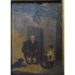 UNATTRIBUTED; late 18th/early 19th century oil on board,