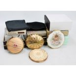 A collection of various Stratton vintage and modern powder compacts, the majority boxed.