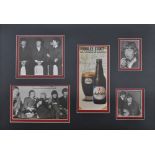 THE BEATLES; an advertising sheet for Jubilee Stout signed by Paul McCartney,