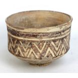 An Indus Valley painted bowl circa 2500 BC,