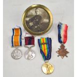 A Distinguished Conduct Medal and WWI trio awarded to 200598 C. S. Mjr: J Parkinson 1/4 W. Rid:R.-T.