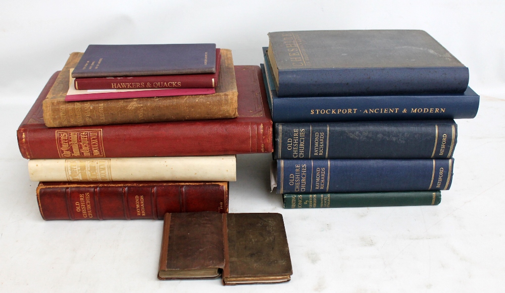 A group of Cheshire historical and topographical books including J.H.