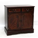 A reproduction side cabinet, width 79cm.