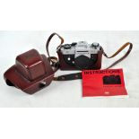 LEITZ WETZLAR; a Leicaflex SL 2 camera body numbered 026-C to reverse,