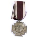 A Third Reich Ten Year Long Service Medal.