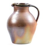 Muchelney Pottery; a large stoneware jug, impressed pottery mark, height 31cm.