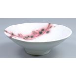 OLDRICH ASENBRYL (born 1943); a porcelain bowl, diameter 26cm.