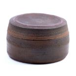 MICHAEL CASSON (1925-2003); a stoneware trinket box and cover, diameter 12.5cm.