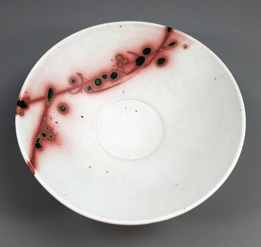 OLDRICH ASENBRYL (born 1943); a porcelain bowl, diameter 26cm. - Image 2 of 2