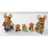 Two limited edition Pendelfin rabbits; 'Uncle Henry' and 'Aunt Ruby',