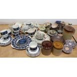 An assorted group of ceramics to include a quantity of Midwinter Stylecraft Zambesi fashion