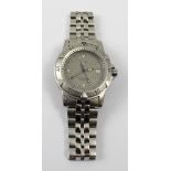 A Tag Professional gentlemen's wristwatch, with stainless steel strap and bezel,