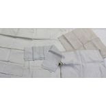 A 1931 Canadian Pacific course weave cotton table cloth of small dimensions,