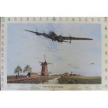 Squadron Leader J W Wright Collection; a signed limited edition print after Howard Bourne,