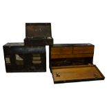 Two tool chests and a small box containing a quantity of assorted tools (3).