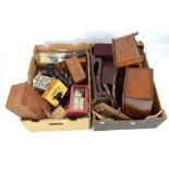 A group of various boxes to include a Victorian rosewood jewellery box,