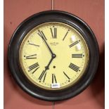 A Smiths Enfield wall clock, the circular dial set with Roman numerals, diameter 43cm.