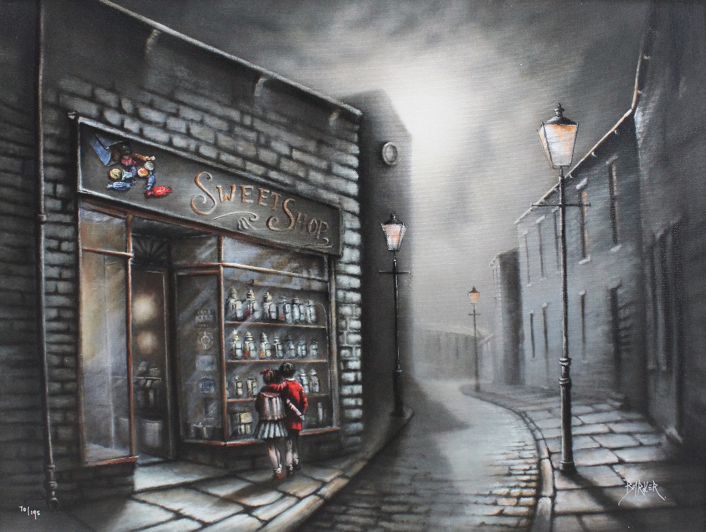 Bob Barker; limited edition giclee print on artists board, 'Sweethearts', no.