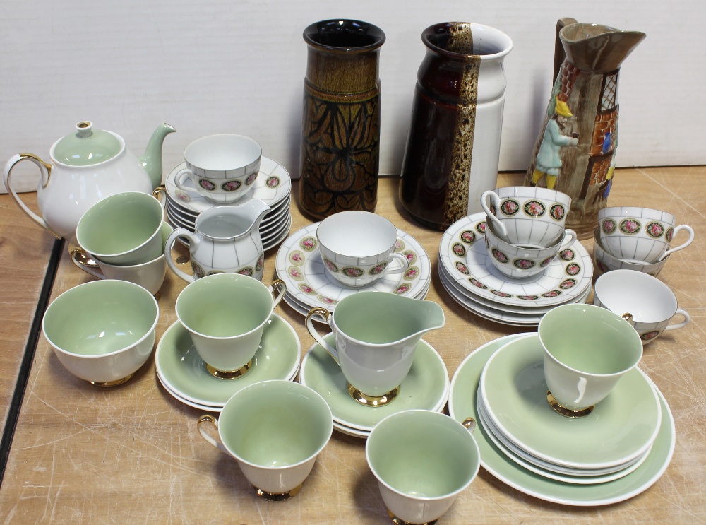 A collection of teaware to include a Czechoslovakia Edwardian style part tea service comprising