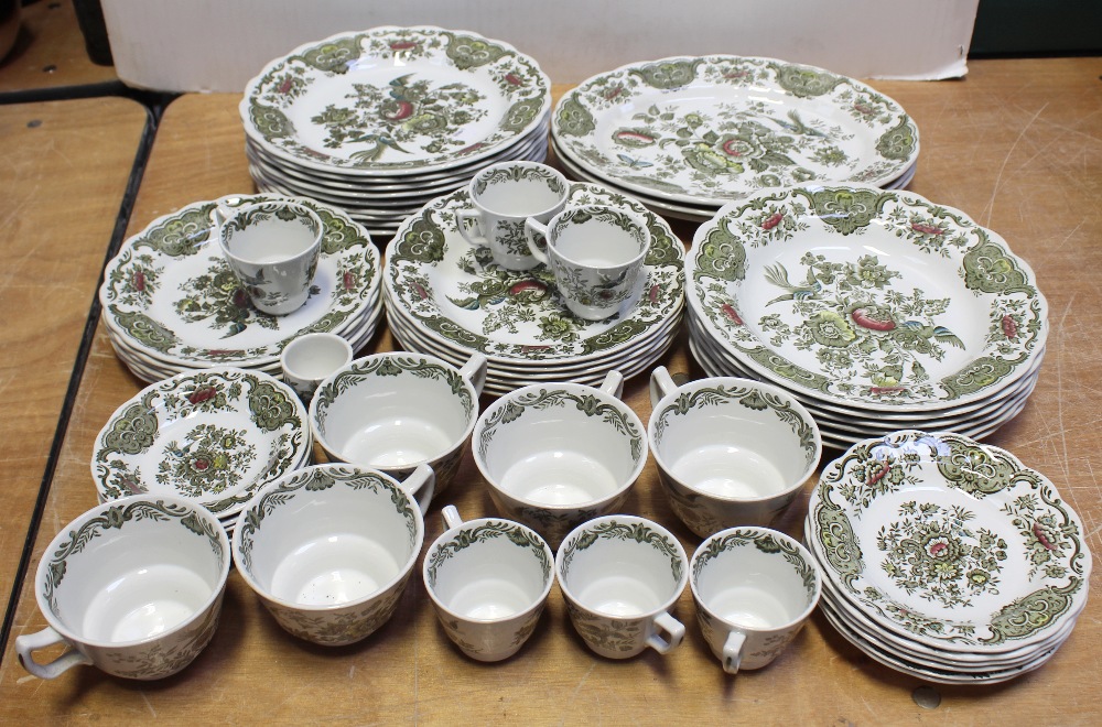 A mid to late 20th century Ridgeways 'Windsor' pattern part dinner/tea service comprising oval