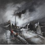 Bob Barker; limited edition giclee print on artists board, 'Run Of The Mill', no.