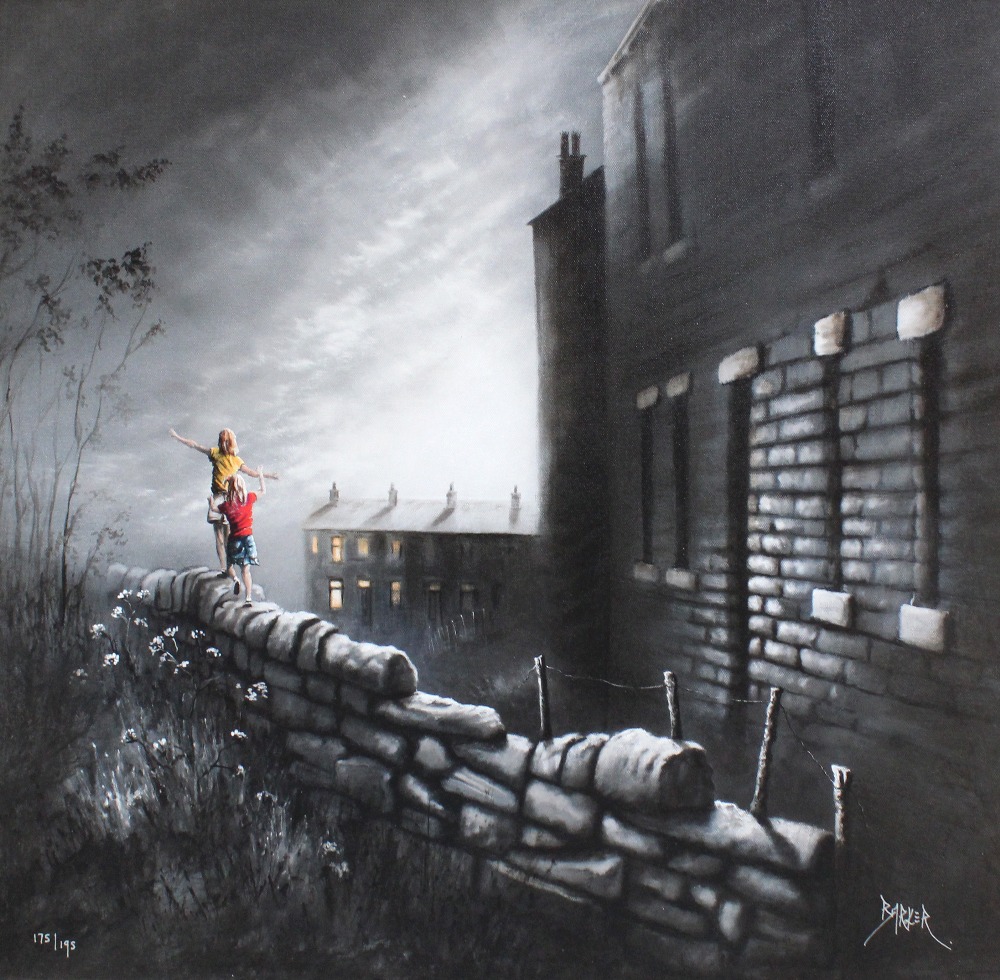 Bob Barker; limited edition giclee print on artists board, 'Where You Lead I Follow', no.