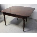 A Victorian mahogany single drop-leaf dining table,