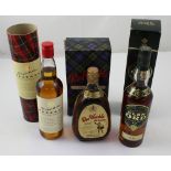 A 70cl bottle of Glen Ord twelve year old single malt Scotch whisky presented in original cardboard