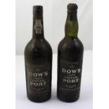 A bottle of Dows 1966 vintage port, and a bottle of Dows 1963 vintage port (2).