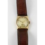 A vintage Stolkace gentlemen's 9ct gold wristwatch,