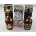 A vintage boxed 75cl bottle of Chivas Bros Royal Citation Fine Old Scotch whisky,