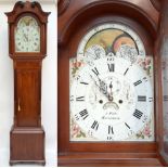 J WILDE OF MACCLESFIELD; an early 19th century mahogany eight day longcase clock,