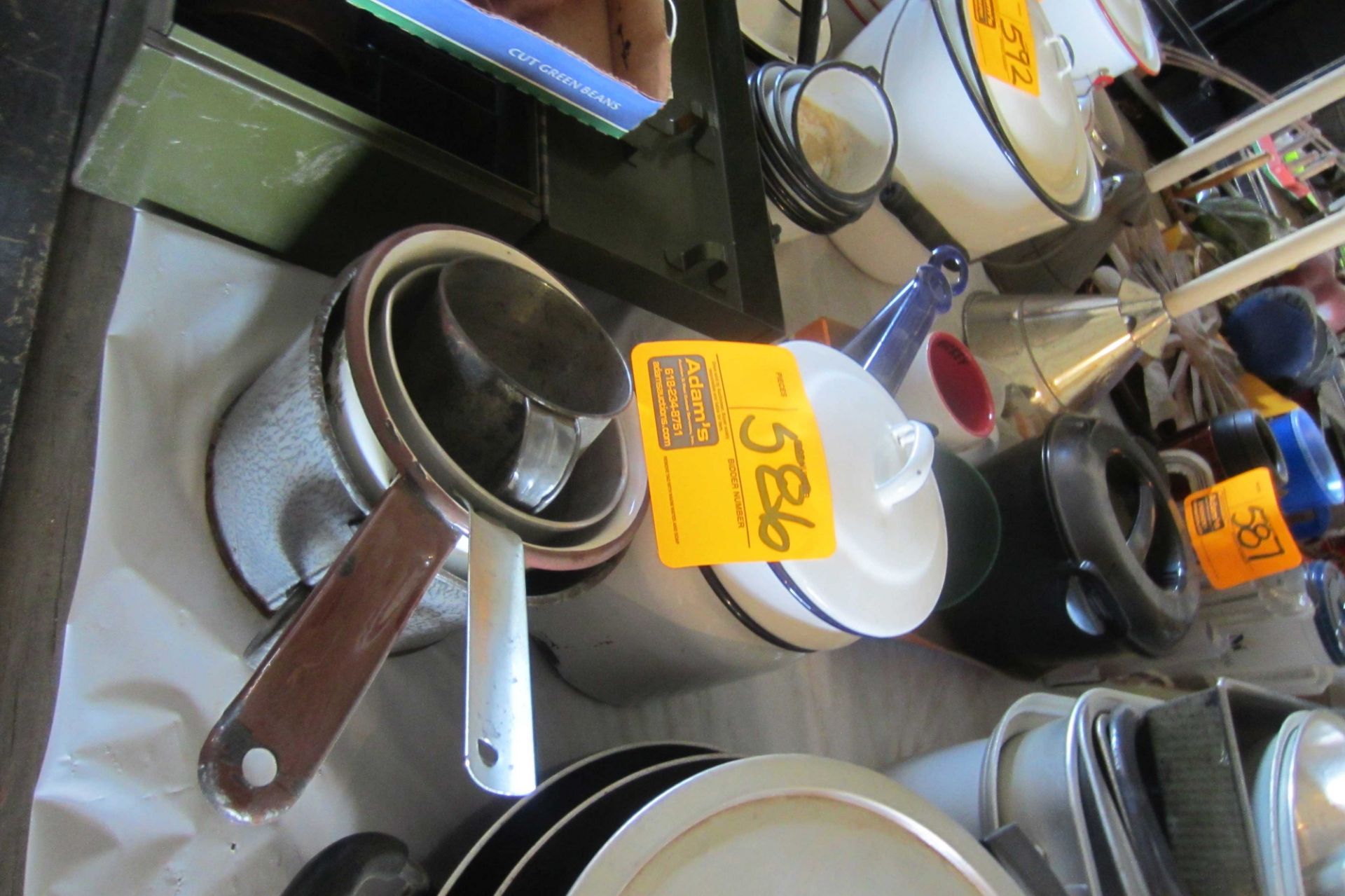 Enamel Cup, Tin Cup, Enamel Double Boiler