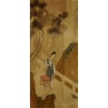Chinesischer MeisterChina 19. Jh. Feine Farben und Tusche auf Seide, gerahmt. Mit heller