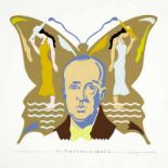 Jost Heinz1934 - 1997 Bern"In Nabokovs Welt". Farbserigrafie auf Papier. Signiert. Datiert 1993.