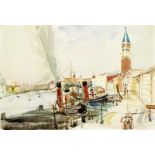 Stocker Hans1896 - 1983 Basel"Venedig". Aquarell auf Büttenpapier. Unten rechts signiert.