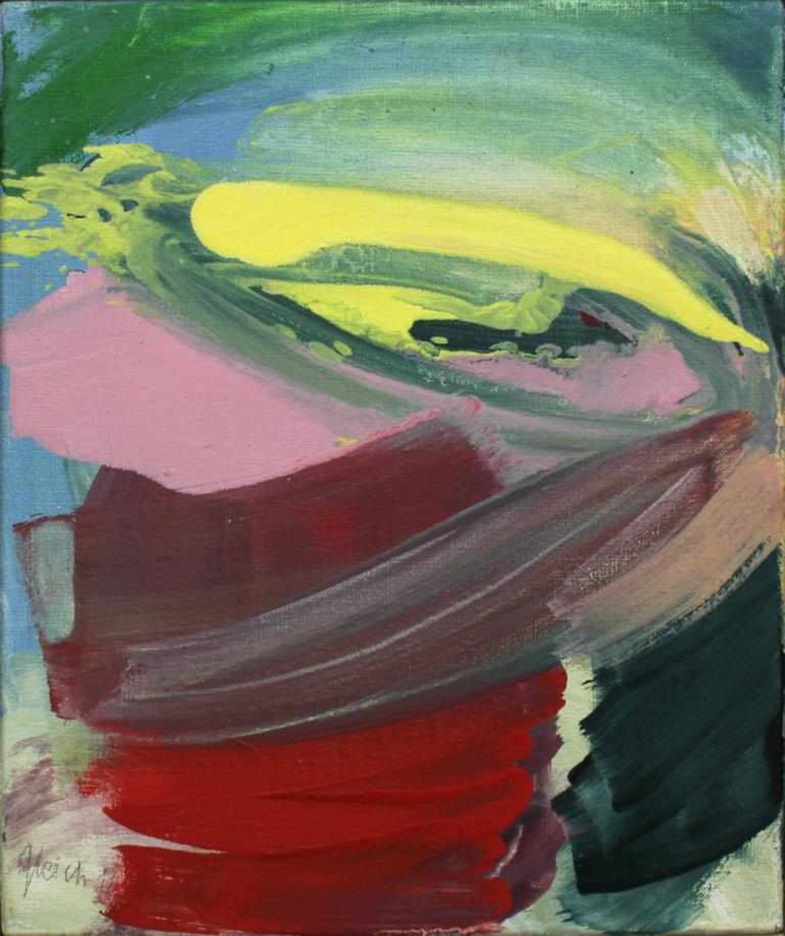 Gleich Joanna (geb. 1959) Ohne Titel 2016 Öl auf Leinwand signiert und datiert vorne 49 x 41 cm