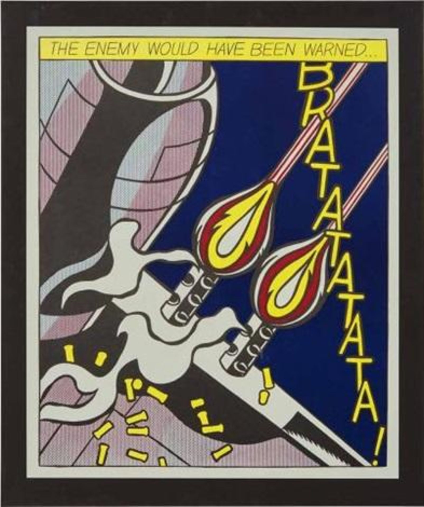 After Roy Lichtenstein (1932-1997) As i opened fire - 2 nach 1966 Offset-Lithographie Poster