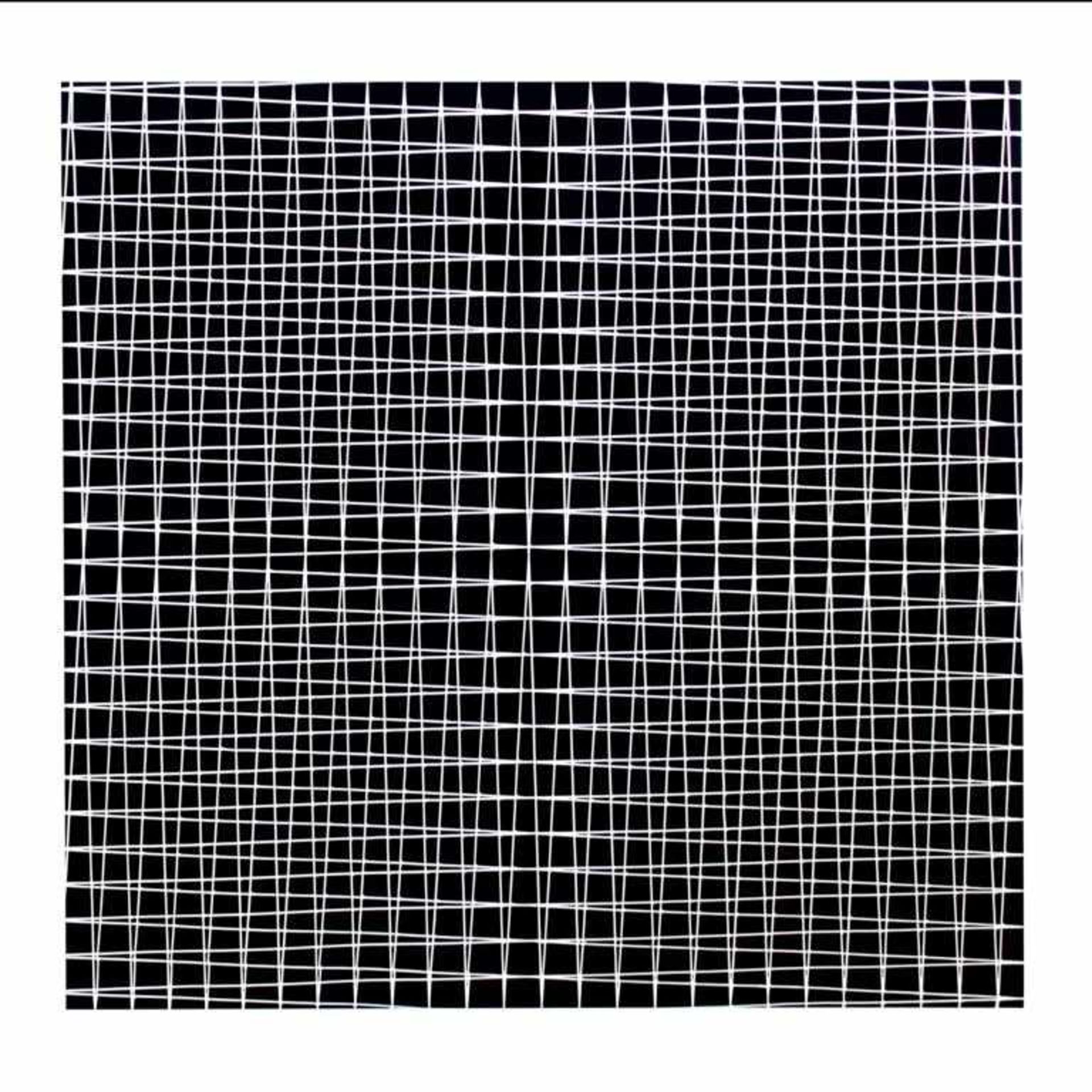 Morellet Francois (geb. 1940) Ohne Titel 1980 Siebdruck handsigniert und datiert rückseitig 69 x