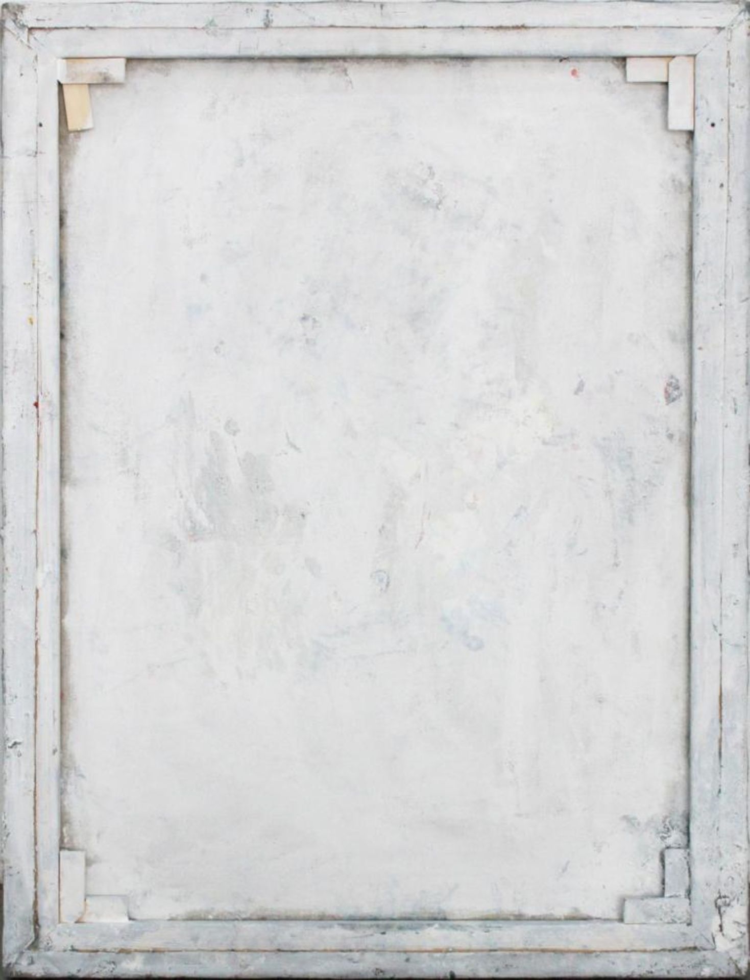 Erika Langbein Ohne Titel (Zwei Jungen) 2008 Öl auf Leinwand handsigniert und datiert 80 x 60 cm - Bild 2 aus 3