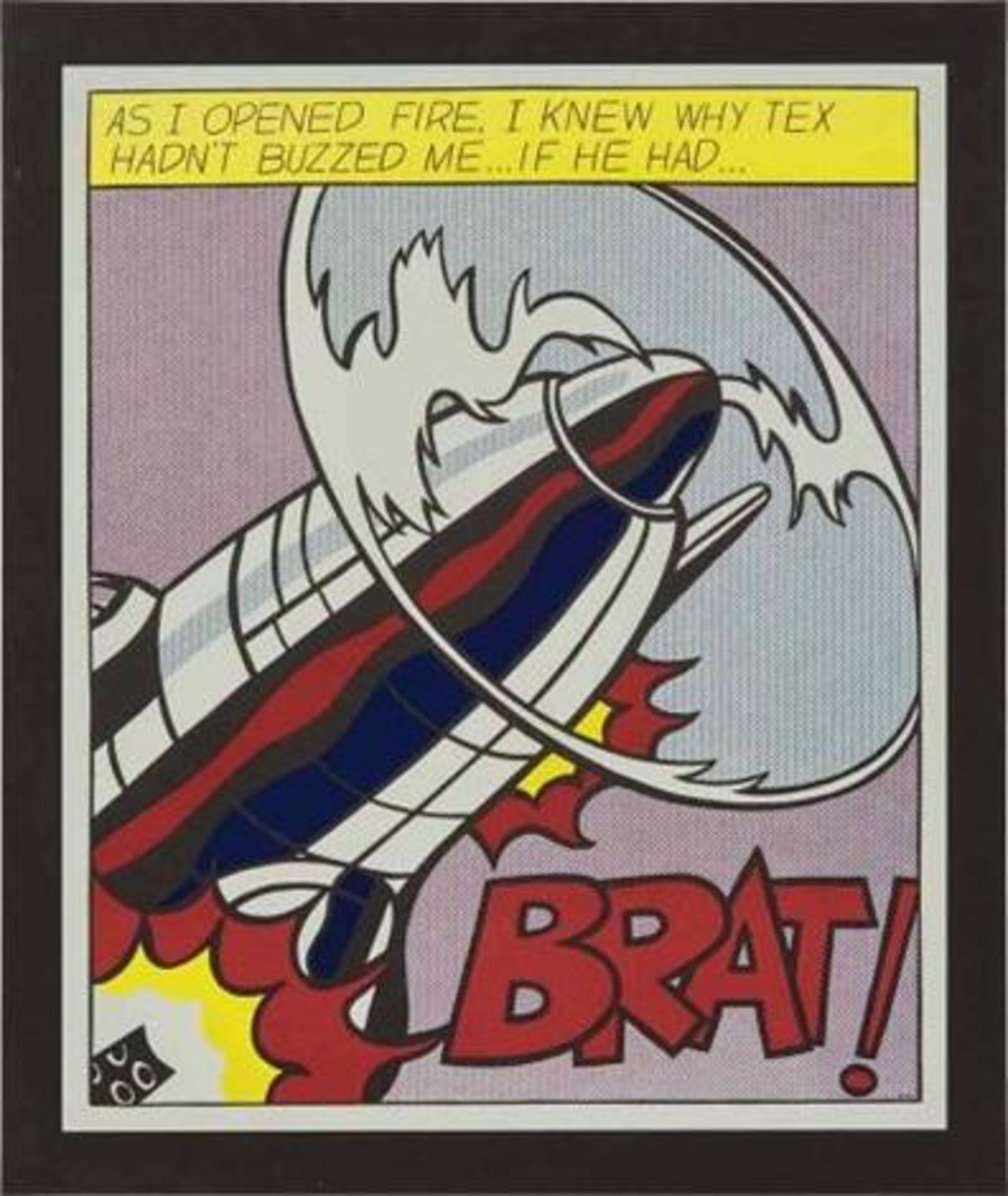 After Roy Lichtenstein (1932-1997) As i opened fire - 1 nach 1966 Offset-Lithographie Poster