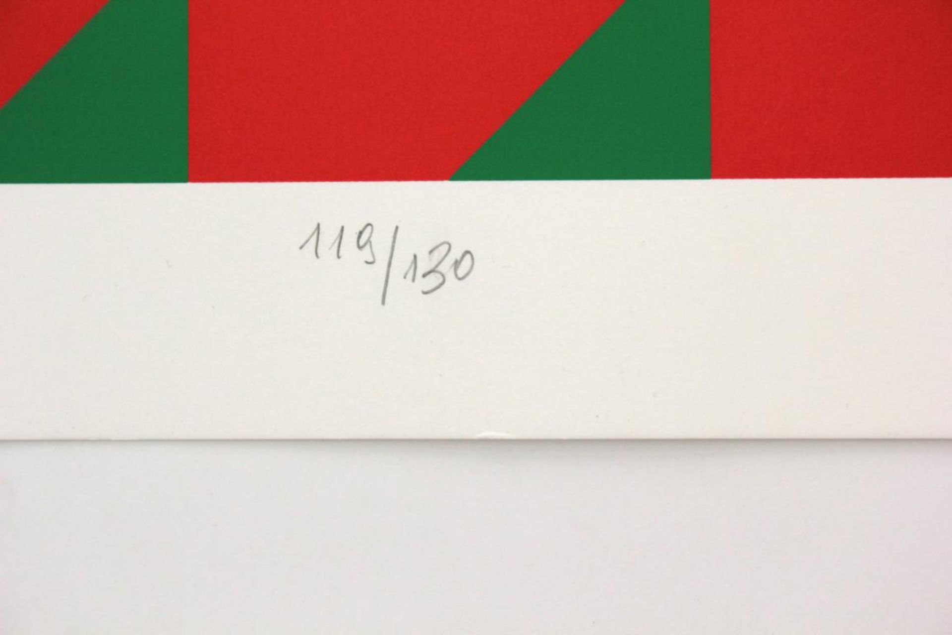 Grabowski Jirzy (1933-2004) Ohne Titel Siebdruck handsigniert und nummeriert 1119/130, aus dem - Image 3 of 3