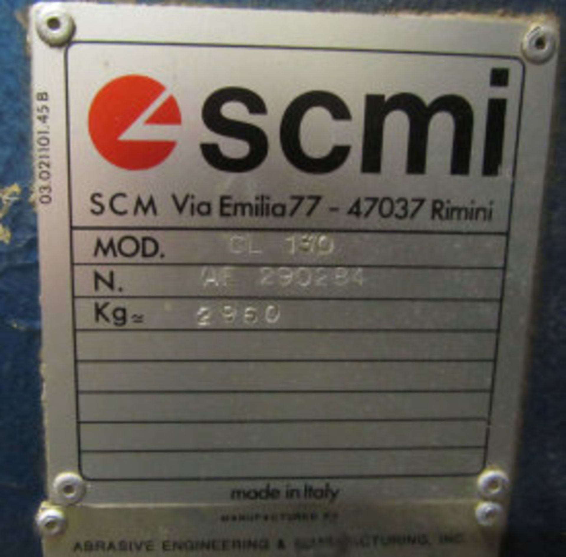 (8117) AEM/SCM Widebelt Sander. - Image 5 of 5