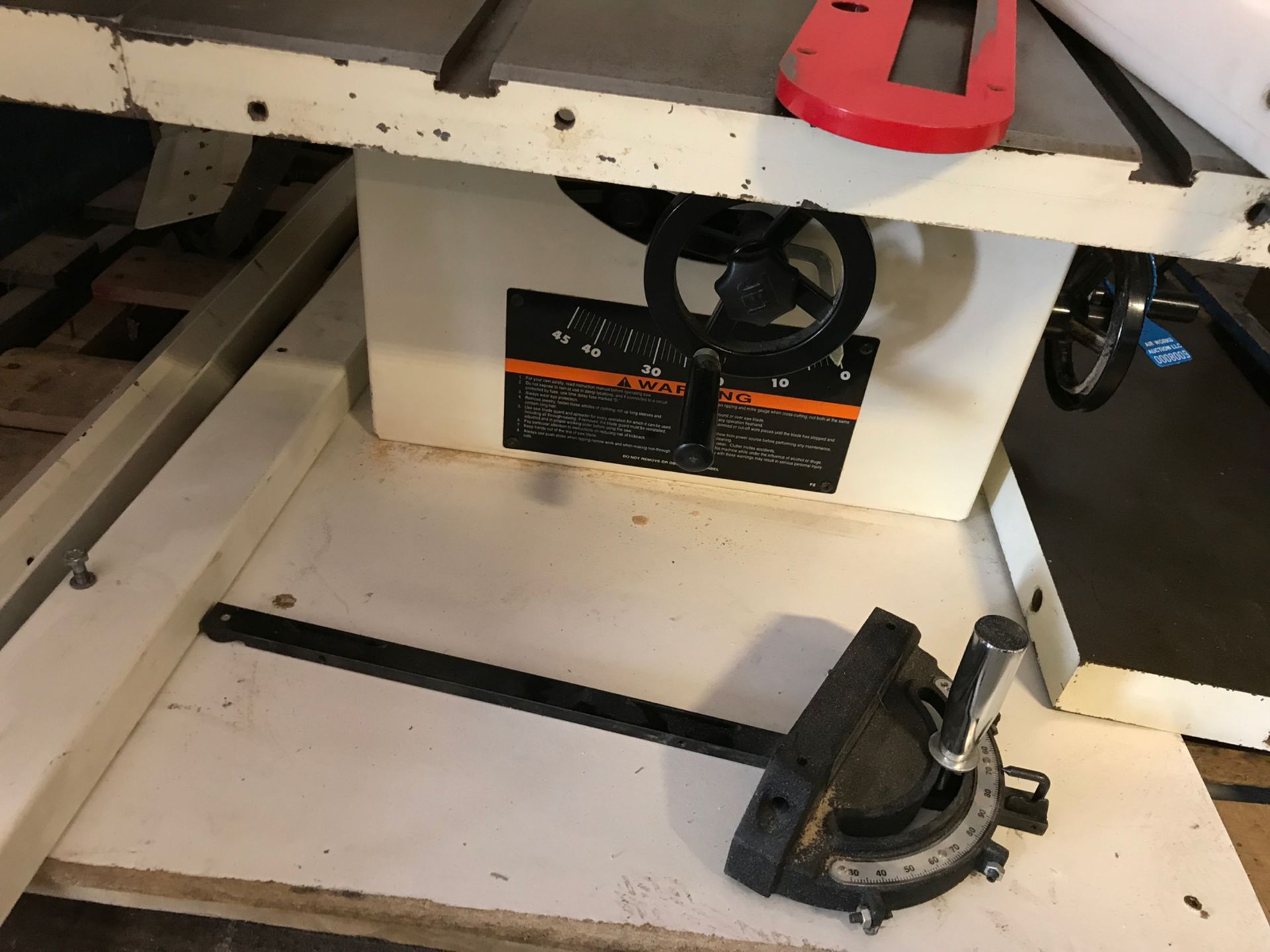 (8009)Jet 10'' contractor table saw, 110v Model JWTS11 - Image 2 of 4